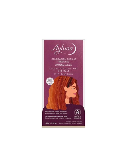 COLORANTE VEGETAL ROJO COBRIZO 40 AYLUNA