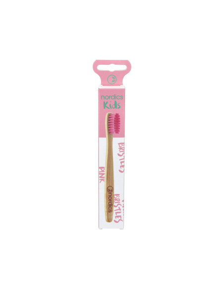 CEPILLO DENTAL NIÑOS BAMBU - ROSA