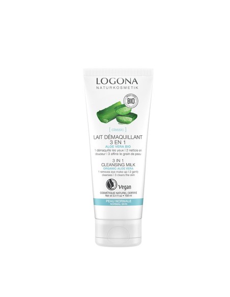 LECHE LIMPIADORA 3 EN 1 ALOE VERA BIO