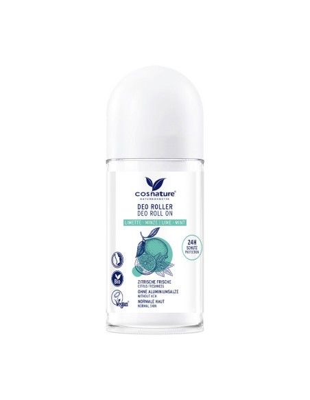 DESODORANTE ROLL-ON 24h MENTA & LIMA BIO