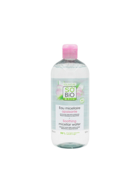 AGUA MICELAR CALMANTE ALOE VERA & ROSAS BIO