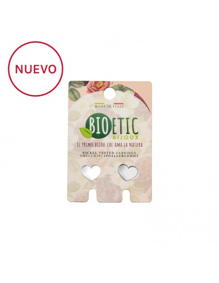 PENDIENTES CORAZON PLATA