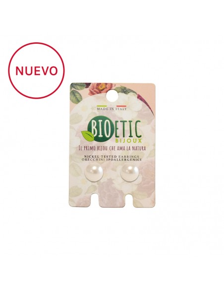 PENDIENTES PERLA PLANA CREAM