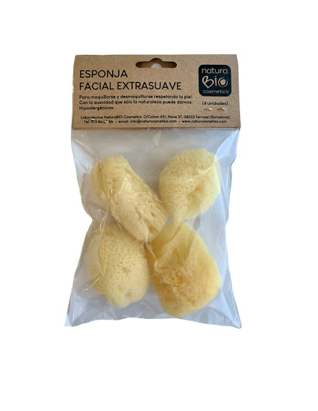 ESPONJA FACIAL 4uds