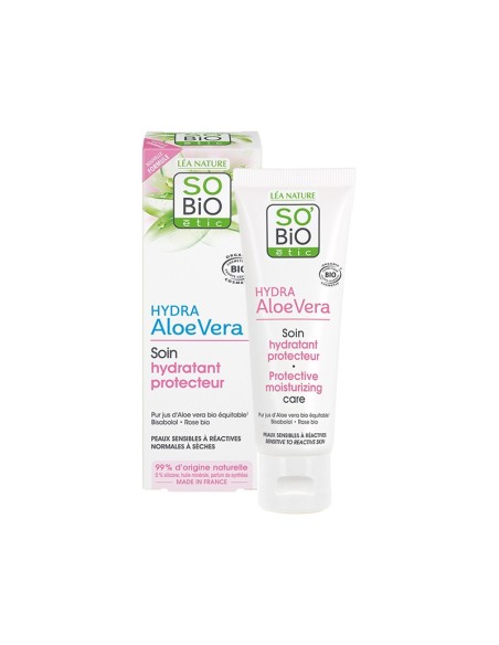 CREMA DERMOPROTECTORA 5 EN 1 HIPOALERGENICA BISABOLOL, ALOE VERA & ROSAS BIO