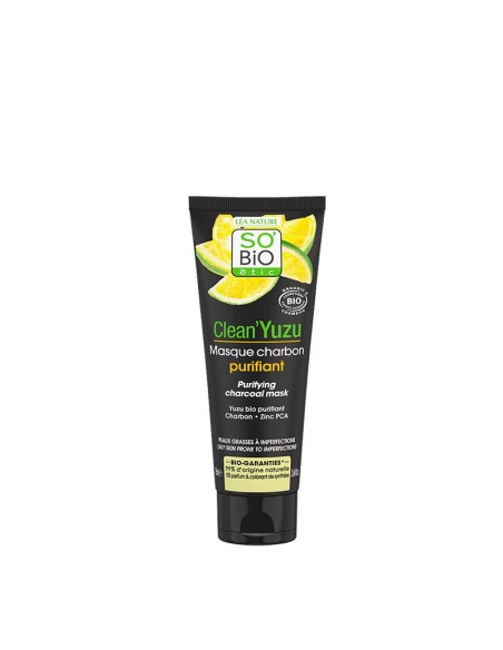 MASCARILLA FACIAL PURIFICANTE CARBON CLEAN YUZU