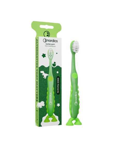 CEPILLO DENTAL NIÑOS 6.900 DINOSAURIO VERDE
