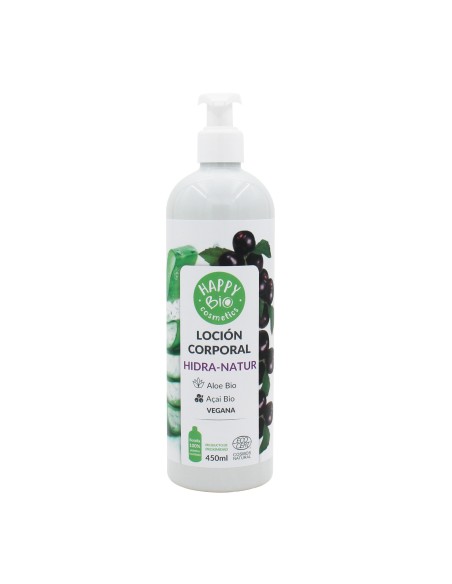 LOCIÓN CORPORAL HIDRA-NATUR ALOE Y AÇAI 450ml HAPPY BIO
