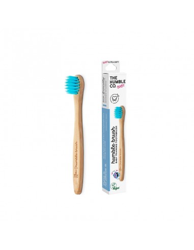 CEPILLO DE DIENTES BAMBU BEBE AZUL