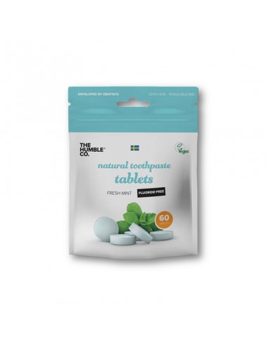 PASTILLAS DENTIFRICAS-MENTA SIN FLUOR 60und