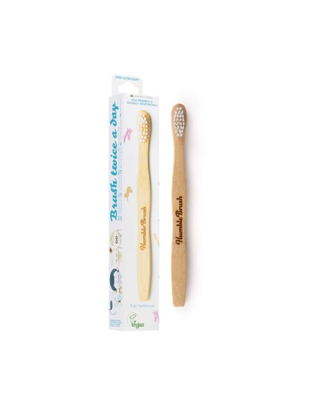 CEPILLO DIENTES BAMBU NIÑOS BLANCO-ULTRA SUAVE