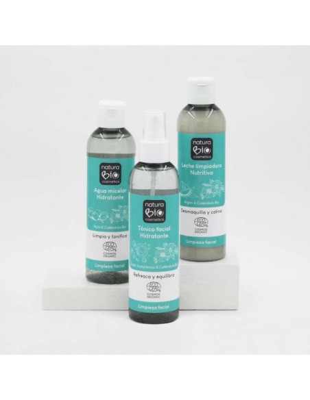 TONICO FACIAL HIDRATANTE ACIDO HIALURONICO Y CALENDULA BIO