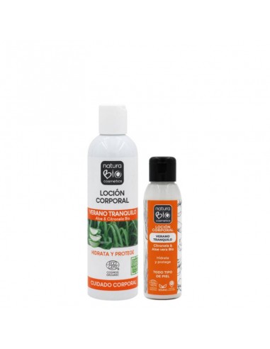 Gama Verano tranquilo NaturaBIO Cosmetics disponible en Naturcosmetika. Gama Verano tranquilo NaturaBIO Cosmetics disponible en Naturcosmetika.
