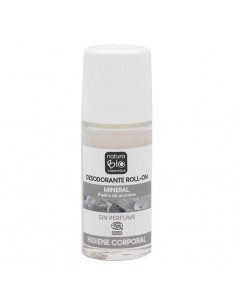 Desodorante roll-on Mineral de NaturaBIO Cosmetics disponible en Naturcosmetika.