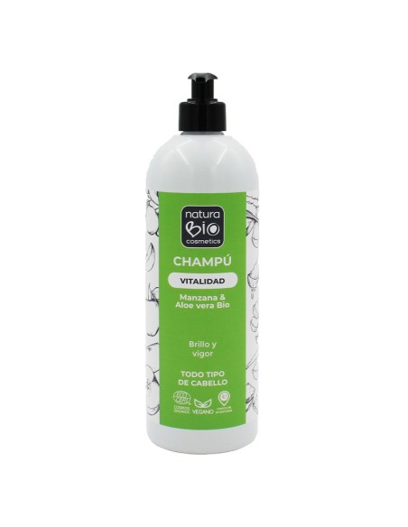 CHAMPU VITALIDAD ALOE VERA & MANZANA