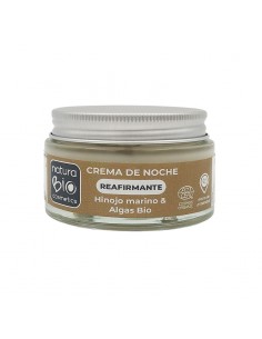 Crema  de noche reafirmante de NaturaBIo Cosmetics.