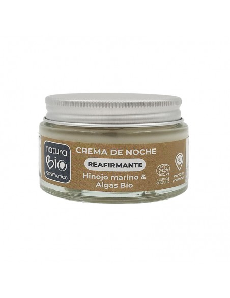 Crema  de noche reafirmante de NaturaBIo Cosmetics.
