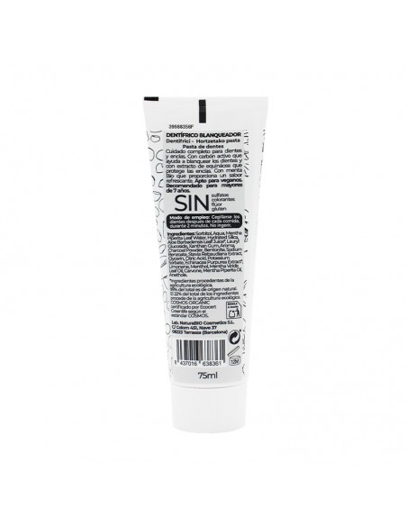 Dentífrico Blanqueador de NaturaBIO Cosmetics