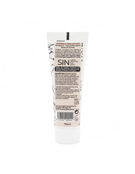 DENTIFRICO FRESCOR SUAVE ALOE VERA & COCO BIO