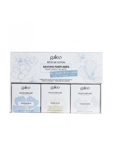 CAJA 3 JABONES PASTILLA  PERFUMADOS...