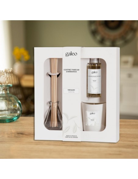 CAJA REGALO  PERFUME  HOGAR TE BLANCO