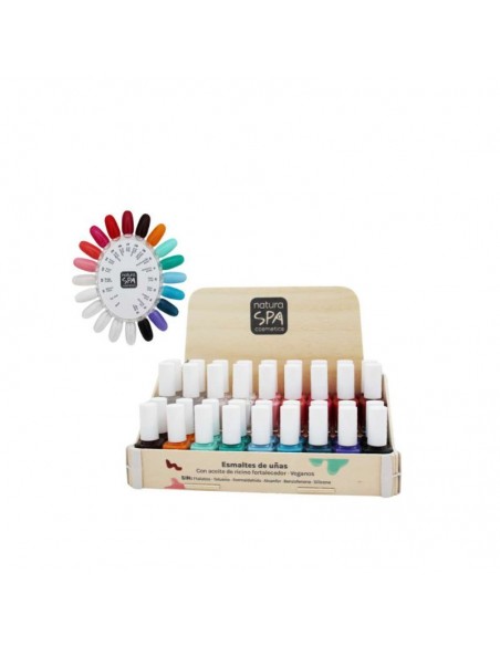 DISPLAY ESMALTE UÑAS  NATURASPA 36 UDS