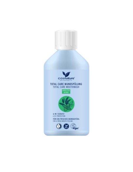 Enjuague bucal total Care herbal con flúor Cosnature| NaturaBIO Cosmetics