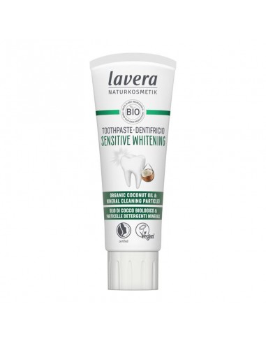 DENTIFRICO BLANQUEADOR SENSITIVE COCO & FLUOR LAVERA