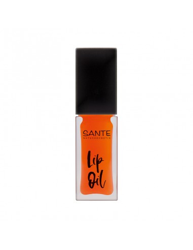 Aceite Labial 02 Orange de Sante - Fórmula vegana para nutrir y dar brillo a los labios