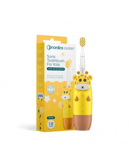 CEPILLO ELECTRICO SONICO INFANTIL JIRAFA USB-C NORDICS