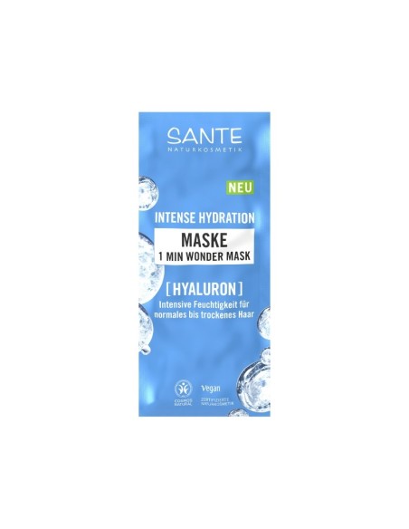MASCARILLA CAPILAR SACHET 1 MINUTO HIDRATACION INTENSA SANTE | NATURCOSMETIKA