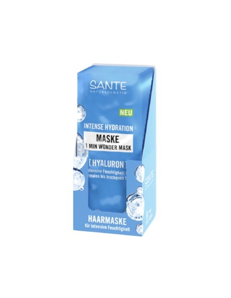 DISPLAY MASCARILLA CAPILAR SACHET 1 MINUTO HIDRATACION INTENSA SANTE | NATURCOSMETIKA