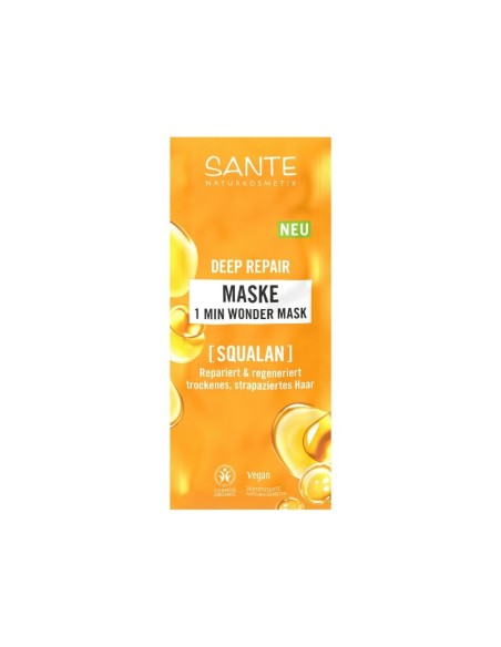 MASCARILLA CAPILAR SACHET 1 MINUTO REPARACION PROFUNDA SANTE