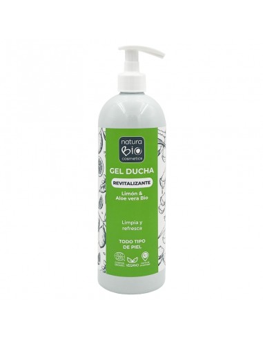 Gel de ducha Revitalizante NaturaBIO Cosmetics disponible en Naturcosmetika.