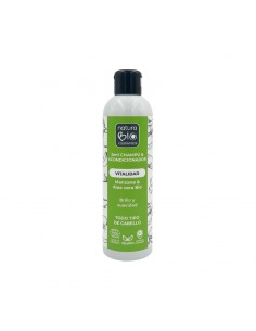 Champú y acondicionador 2 en 1 vitalidad aloe manzana Naturcosmetika