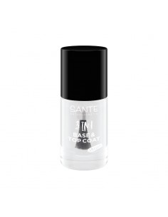 Sante Base & Top Coat 3 en 1 para uñas. Naturcosmetika