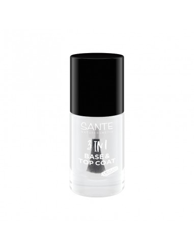 Sante Base & Top Coat 3 en 1 para uñas. Naturcosmetika