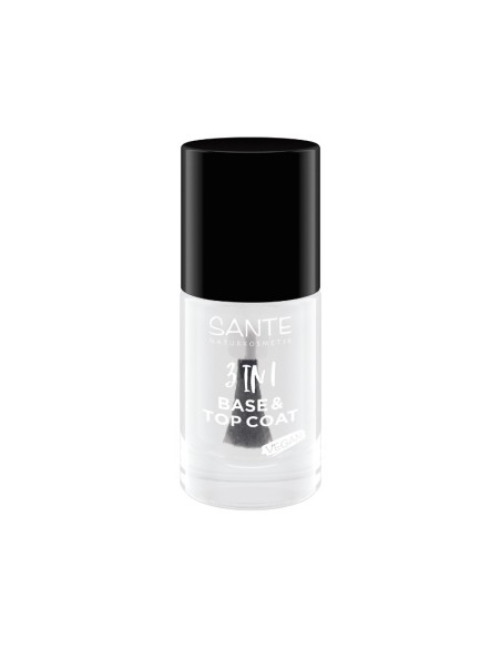 Sante Base & Top Coat 3 en 1 para uñas. Naturcosmetika