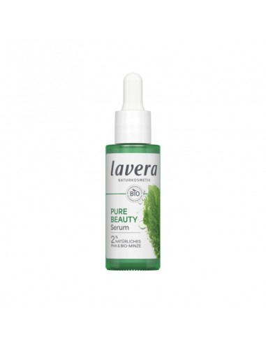 Serum facial vegano Pure Beauty Lavera efecto matificante