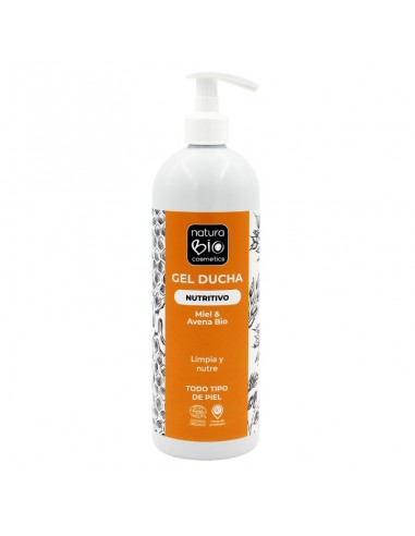 Gel ducha nutritivo NaturaBIO Cosmetics disponible en Naturcosmetika.