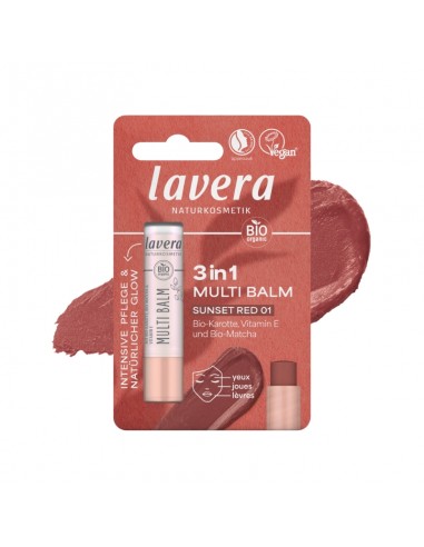 BALSAMO MULTIUSOS BLISTER 01 SUNSET RED LAVERA