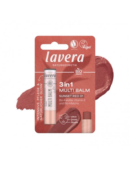 BALSAMO MULTIUSOS BLISTER 01 SUNSET RED LAVERA