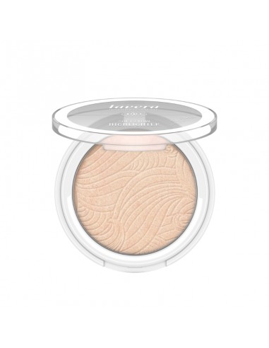 Iluminador natural lavera, recipiente del producto.