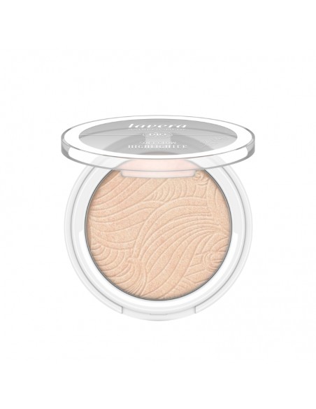 Iluminador natural lavera, recipiente del producto.