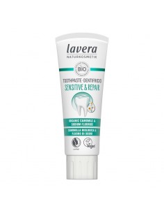 DENTIFRICO DIENTES SENSIBLES & REPARACION MANZANILLA BIO & FLUORURO DE SODIO LAVERA