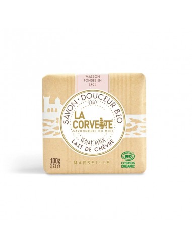 JABON PASTILLA LECHE DE CABRA CORVETTE