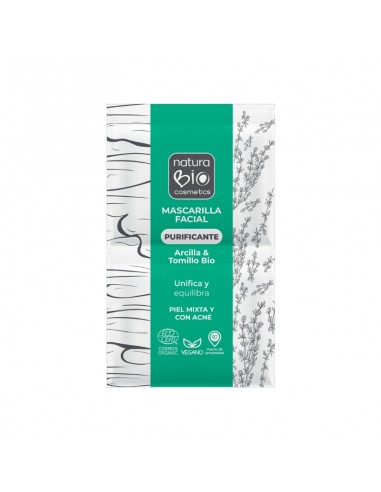 MASCARILLA FACIAL PURIFICANTE NATURABIO MASCARILLA FACIAL PURIFICANTE NATURABIO