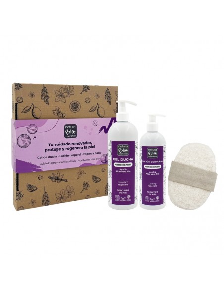 PACK HIGIENE Y CUIDADO CORPORAL ANTIOXIDANTE  NATURABIO