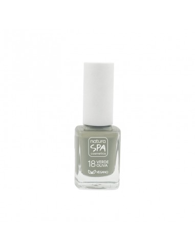 ESMALTE UÑAS 18 VERDE OLIVA NATURASPA...
