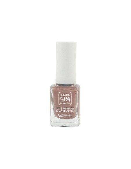 ESMALTE UÑAS 20 MARRON TIRAMISU NATURASPA COSMETICS